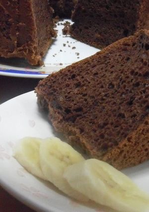 もっちり☆ココアのシフォンケーキ♪-レシピのメイン写真