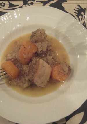 豚肉とにんじんのマスタード煮込み❤-レシピのメイン写真