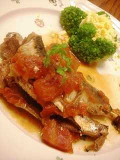 圧力鍋で骨まで美味しいイワシのトマト煮♪-レシピのメイン写真