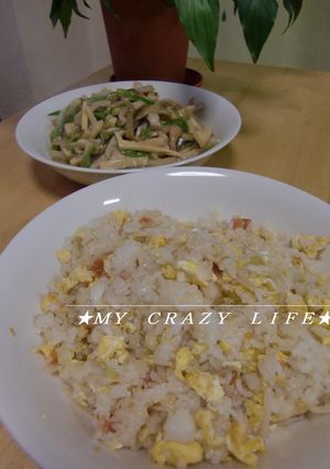 新しょうが香る♪さっぱり梅チャーハン-レシピのメイン写真