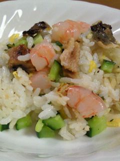 うなぎとえびの混ぜ込み寿司-レシピのメイン写真