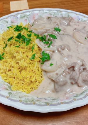 本場ロシアの白いビーフストロガノフ-レシピのメイン写真