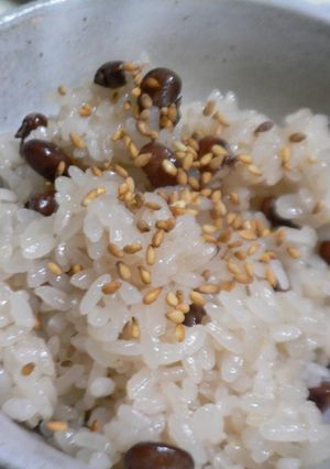 圧力鍋で簡単　お赤飯-レシピのメイン写真