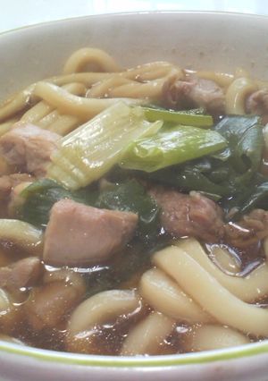 つゆまで飲みたい！絶品鶏と九条ネギうどん-レシピのメイン写真