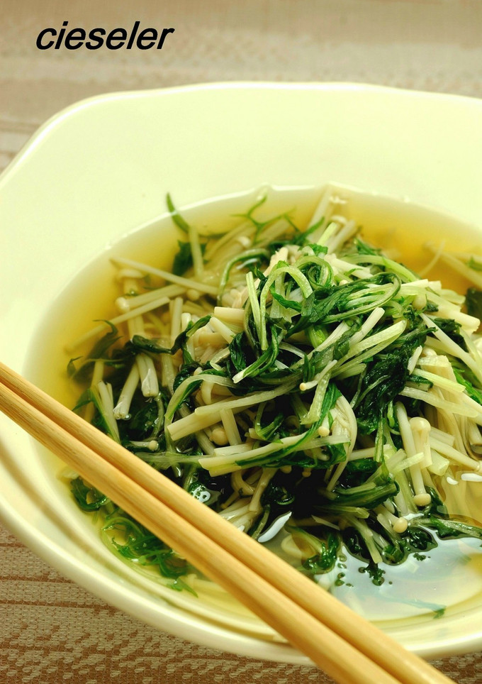水菜とエノキの簡単煮びたし-レシピのメイン写真