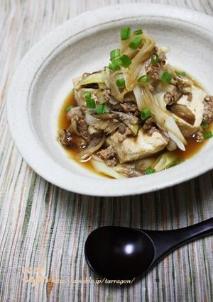 12分で完成！ちょい豚舞茸ネギ豆腐☆-レシピのメイン写真