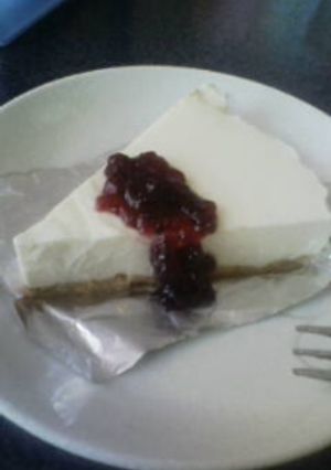 簡単おぃし〜ﾚｱﾁｰｽﾞｹｰｷ♪-レシピのメイン写真