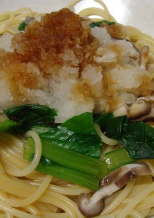 大根おろしとキノコの和風スパゲティ-レシピのメイン写真