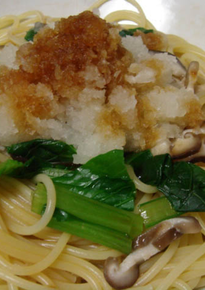大根おろしとキノコの和風スパゲティ-レシピのメイン写真
