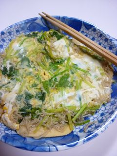 三つ葉とたけのこの卵とじ-レシピのメイン写真