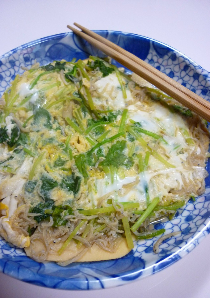 三つ葉とたけのこの卵とじ-レシピのメイン写真