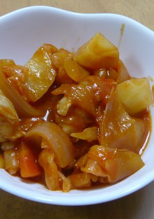 うまうま♪チキンのトマト煮込み★-レシピのメイン写真