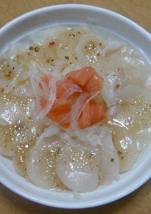 ホタテのカルパッチョ♪手抜き編★-レシピのメイン写真