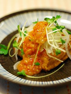 厚揚げステーキ♪ピリ辛韓国風-レシピのメイン写真