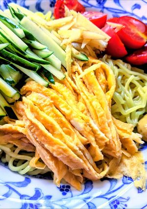 黒酢醤油の冷やし中華-レシピのメイン写真