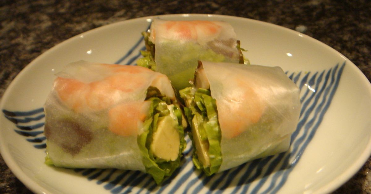 エビの寒天寄せ生春巻き by ゆなママ♪ 【クックパッド】 簡単おいしい