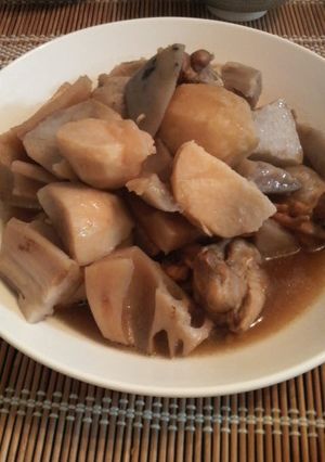 鶏肉と根菜の煮物　隠し味は・・・♪-レシピのメイン写真