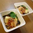 卵豆腐に納豆&もずく酢