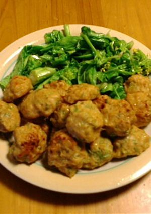 菜花入りつくね-レシピのメイン写真