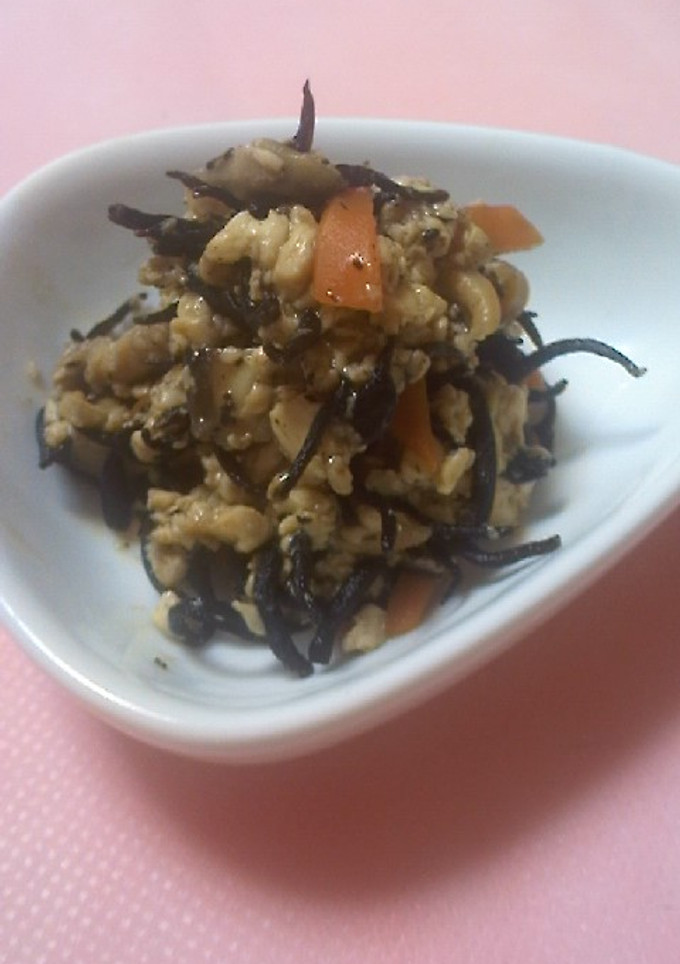 ひじきと豆腐そぼろ炒め-レシピのメイン写真
