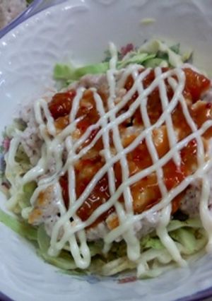 キャベツチキンのピリ辛酒蒸し-レシピのメイン写真