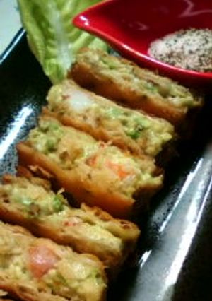 エビとアボカドのクラッカー揚げ-レシピのメイン写真