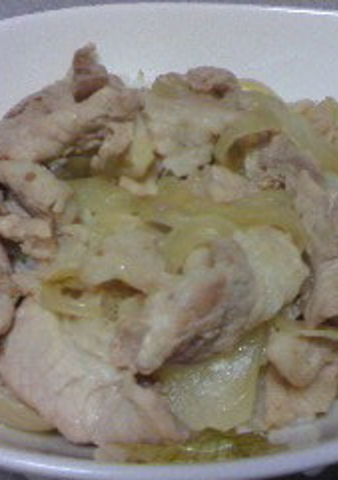 サイダーで簡単豚丼-レシピのメイン写真
