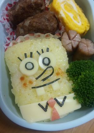 スポンジボブ☆キャラ弁-レシピのメイン写真