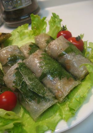 ネバネバ納豆の包み揚げ春巻き-レシピのメイン写真