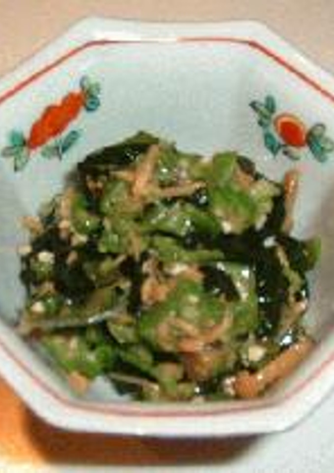 オクラとワカメの和え物-レシピのメイン写真