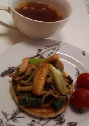 ｷﾉｺのﾊﾞﾀｰにんにく醤油☆-レシピのメイン写真