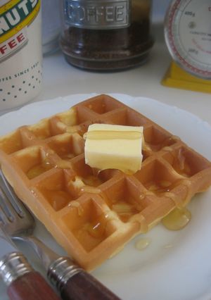 米粉とサイダーで作る♪もっちりワッフル-レシピのメイン写真