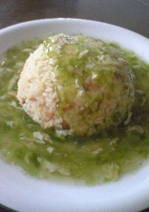 あおさのあんかけチャーハン-レシピのメイン写真