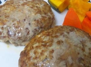 牛ひき肉でふんわり絶品！豆腐ハンバーグ-レシピのメイン写真
