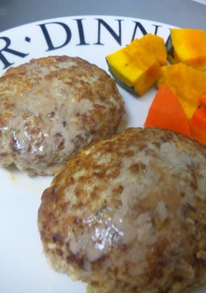 牛ひき肉でふんわり絶品！豆腐ハンバーグ-レシピのメイン写真