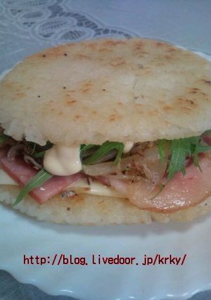 簡単！おうちdeライスバーガー-レシピのメイン写真