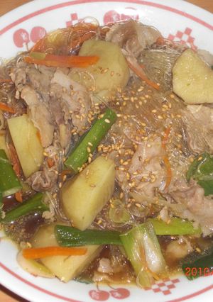 節約☆ボリューム満点☆豚肉春雨さっぱり煮-レシピのメイン写真