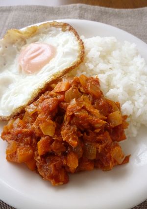 ツナトマト煮込みdeワンプレートランチ♪-レシピのメイン写真