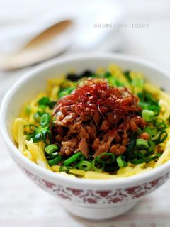 ネバネバ☆ツナマヨ納豆のそぼろ丼☆-レシピのメイン写真