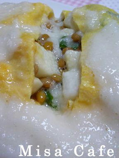 ネバネバトリオ納豆オムレツ丼-レシピのメイン写真