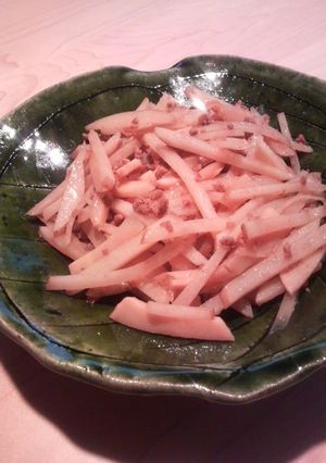 春に食べたい♪新じゃがと筍のきんぴら-レシピのメイン写真