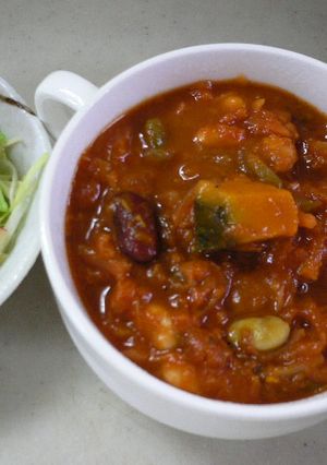 かぼちゃとお豆のオレンジスープ-レシピのメイン写真