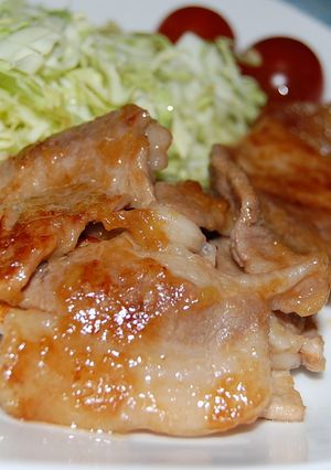 混ぜて焼くだけ　豚のみそ生姜焼き-レシピのメイン写真