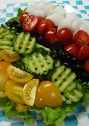 ロー風野菜たっぷりのコブサラダ-レシピのメイン写真