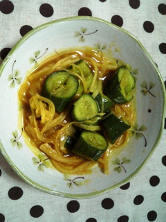 簡単!止まらない★キュウリのカレー漬け-レシピのメイン写真