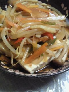 豆腐の野菜たっぷりあんかけ-レシピのメイン写真