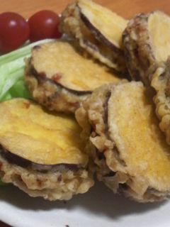 ★さつまいものひき肉はさみ揚げ★-レシピのメイン写真