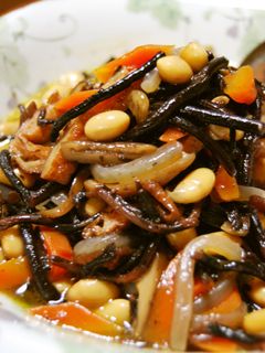 長ひじき煮-レシピのメイン写真
