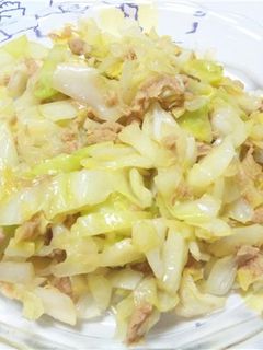 □■ツナとキャベツの炒め物■□-レシピのメイン写真