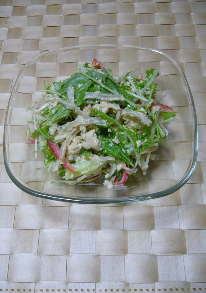 野菜と糸寒天の白和え風-レシピのメイン写真